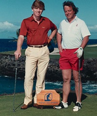 Robert Allen Smith and Garnett Murphy in Hawaii. 